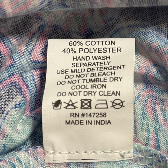 Simply Southern women’s size large high elastic waist tiered short skirt Beachy - Picture 6 of 11